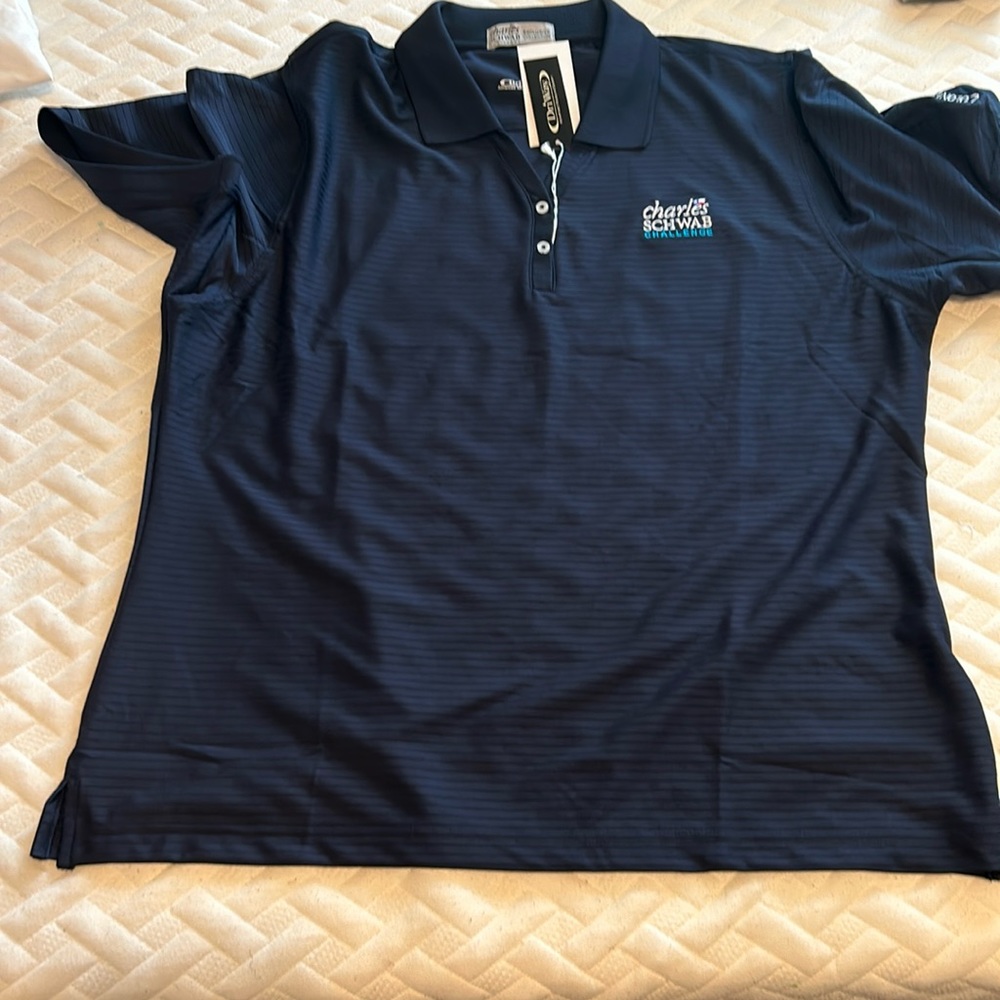 New Never Worn Charles Schwab Polo!